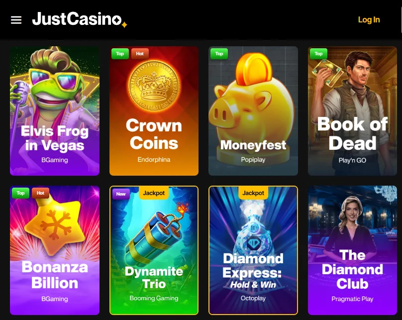 justcasinologinonline pokies